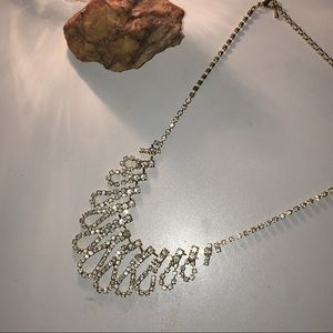 Faux Diamond Necklace